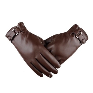 leather men winter gloves0 touch glove screen 2018 phone