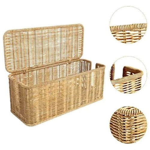 HandKnitted Wooden Desk Organizer  Cable Management Hider