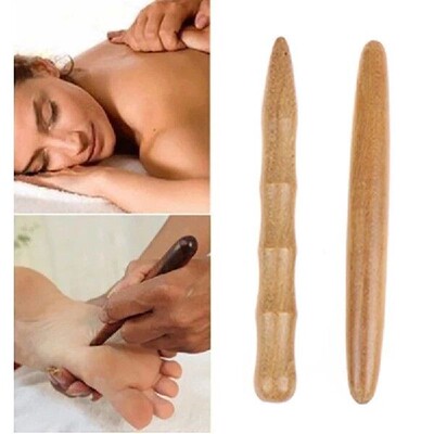 1PCS Wooden Body Massage Stick Meridians Relieve Muscle