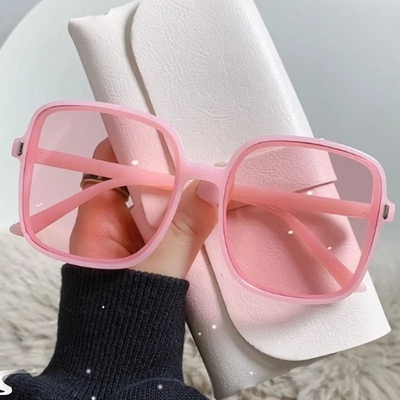 2023 New Gradient Sunglasses Female Ins Big Box Fashion Retr