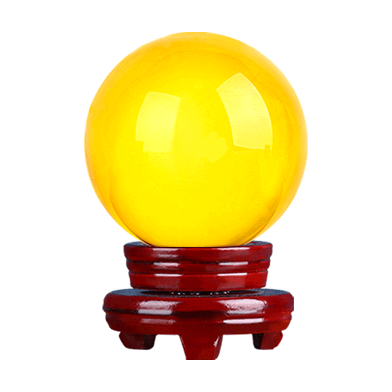 摆件透明水晶球大小号工艺品