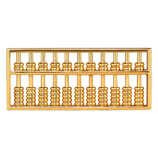 算盘摆件如意金算盘吊坠黄金万两黄铜工艺品家居创意店铺开业礼物