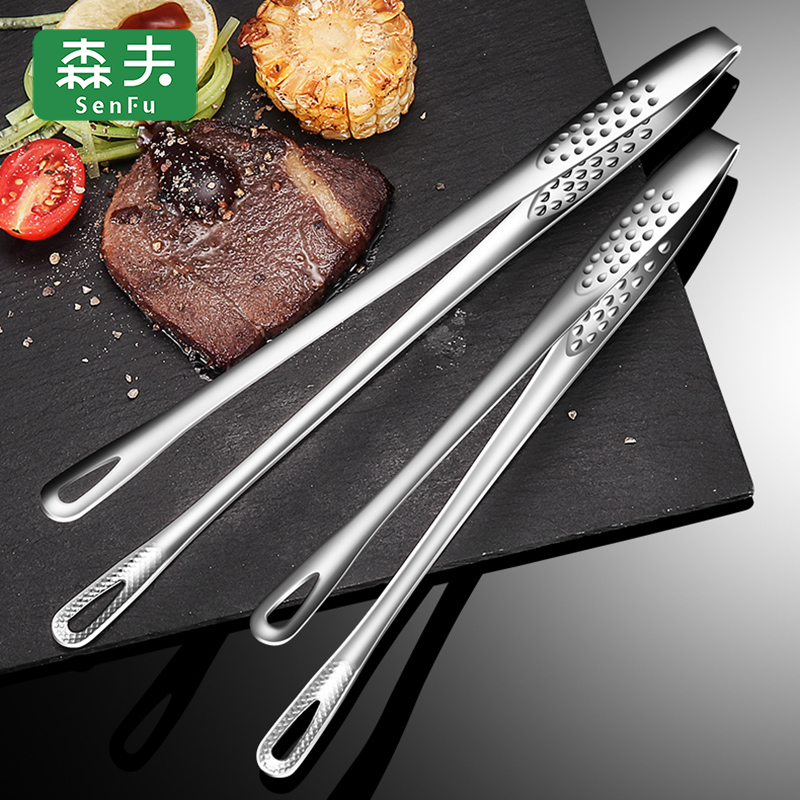 304不锈钢韩式烤肉韩国料理夹子