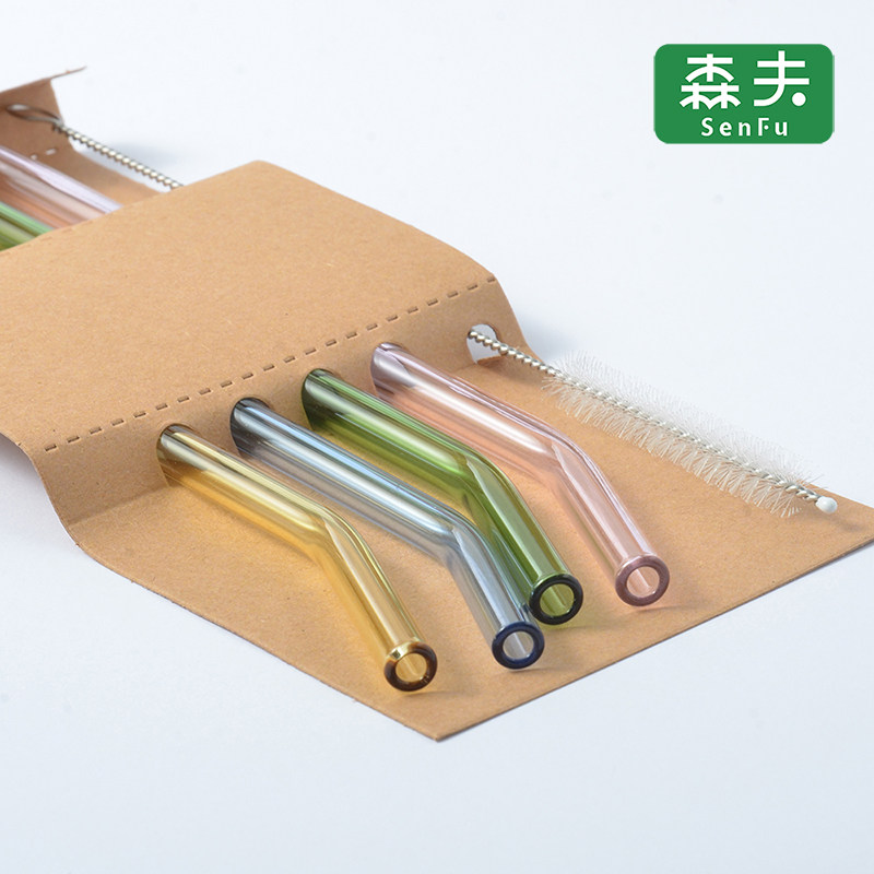 森夫玻璃吸管环保健康图片
