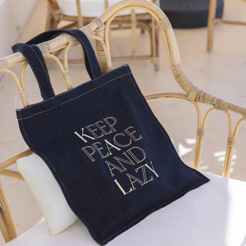 LAZYPEACH序曲牛仔系列帆布包