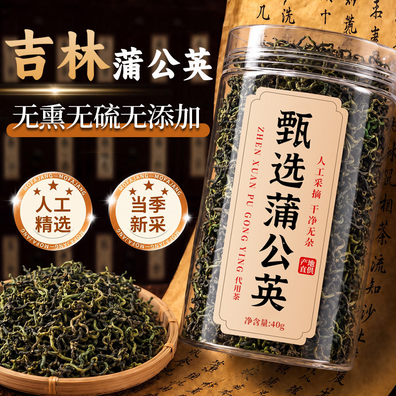 甄选蒲公英茶罐装正品官方旗舰店