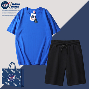 NASA GAVK2023春秋季百搭潮牌情侣潮纯套装棉新品百搭潮牌运动