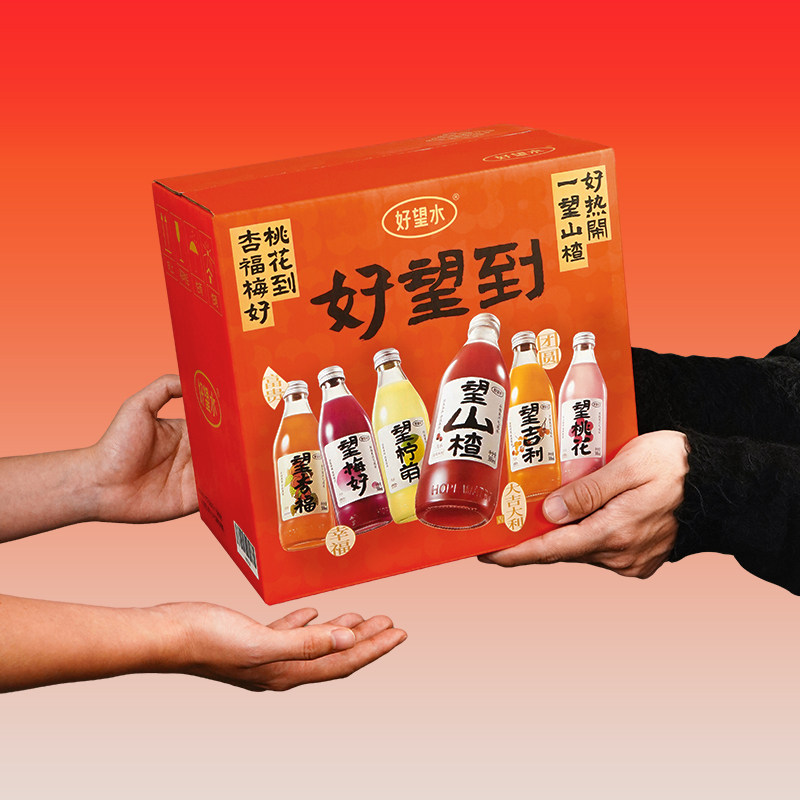 【企业团购咨询】好望水气泡果汁饮料望杏福梅好年货送礼企业福利