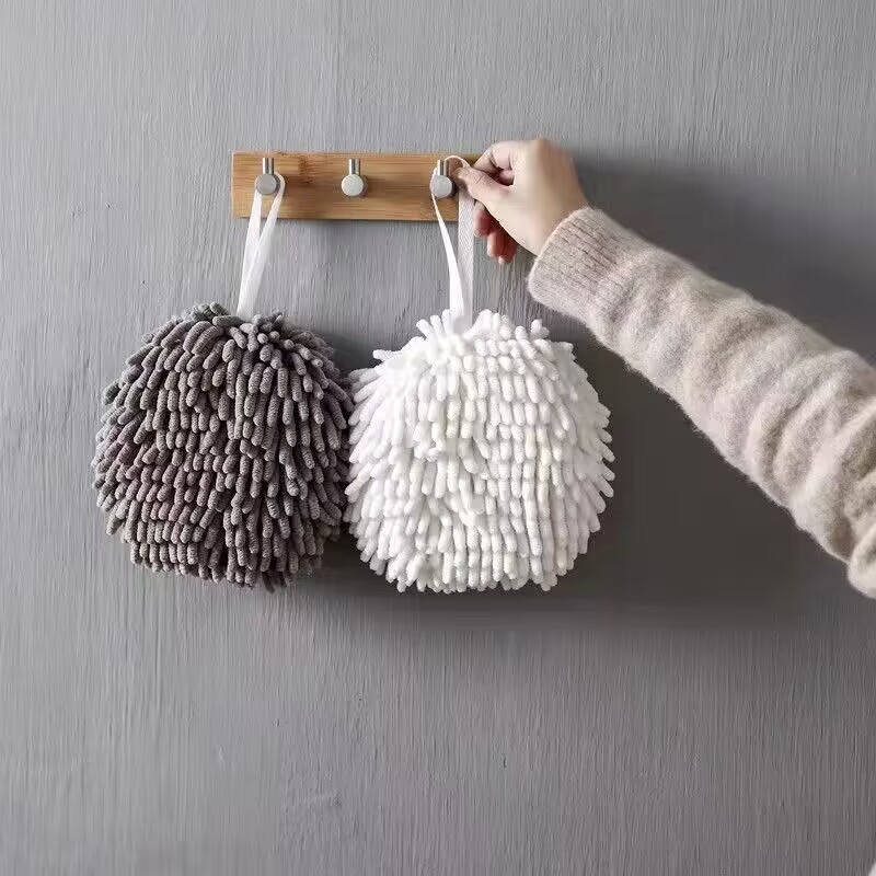 Quick drying, durable, and thick hand towel hanging style pe