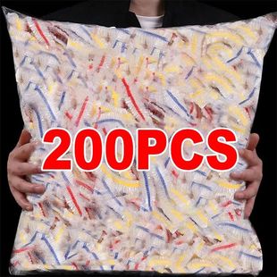 Plastic Disposable Food Cover Colorful Elastic Wrap Food Cov