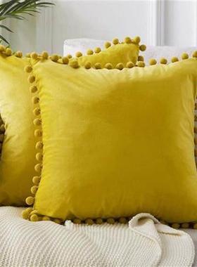 Soft Velvet Cushion Cover Decorative Pillows Throw waist