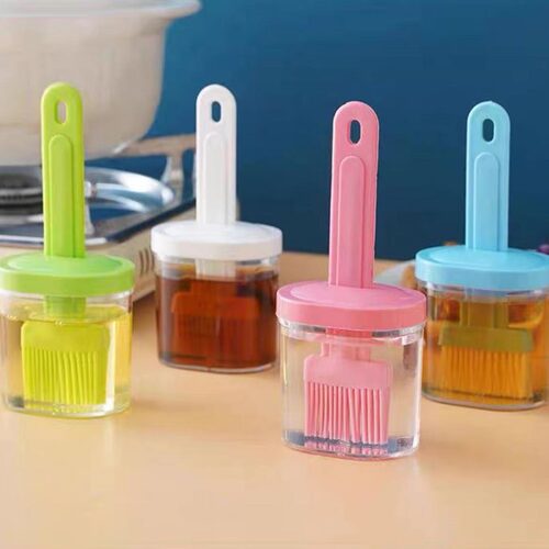 Oil Brush With Bottle High Temperature Resistant Kitchen Pan