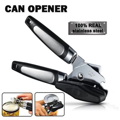 Stainless Steel Can Opener Multifunctional Grip Opener Side