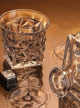 red wine set crystal whiskey glass cup old fashioned cup