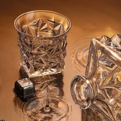 red wine set crystal whiskey glass cup old fashioned cup