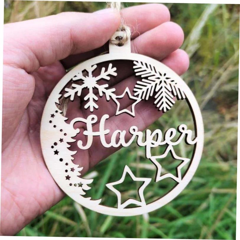 Christmas Different Names Tree Hanging Ornament Personalized