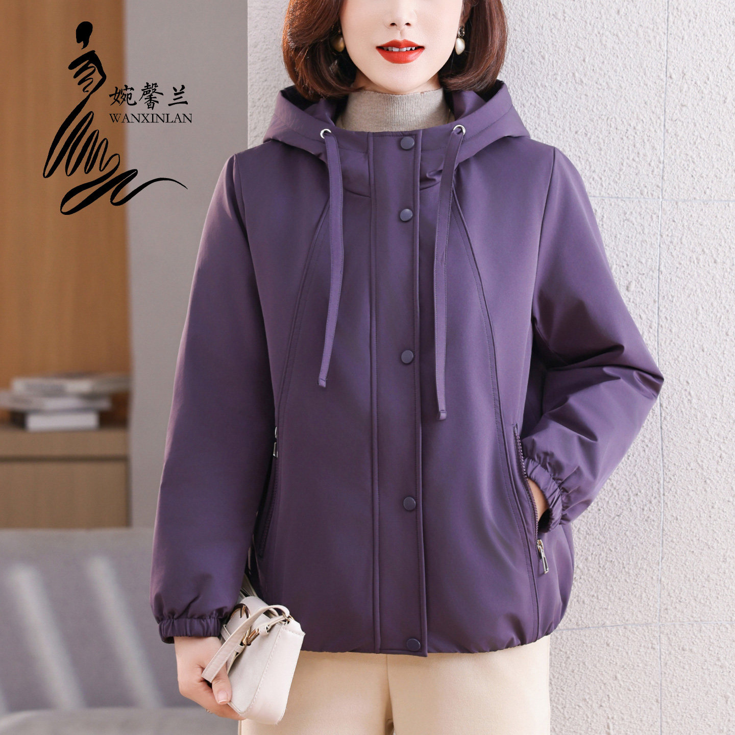 中年妈妈冬装外套2025新款时尚棉衣中老年女阔太太短款休闲上衣女,女装/女士精品,中老年女装,淘宝优惠券,粉丝福利购,淘宝优惠卷