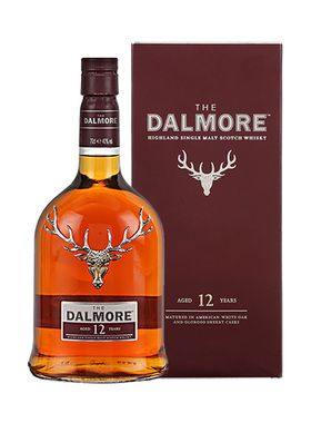 Dalmore大摩12年700ML苏格兰单一麦芽威士忌海外进口正品洋酒帝摩