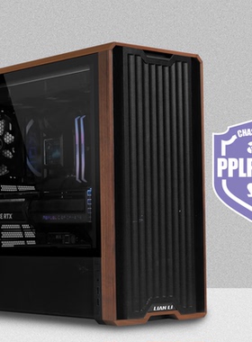 LIANLI联力 L217 中塔式电竞游戏 台式机箱 标配5把风扇 支持背插