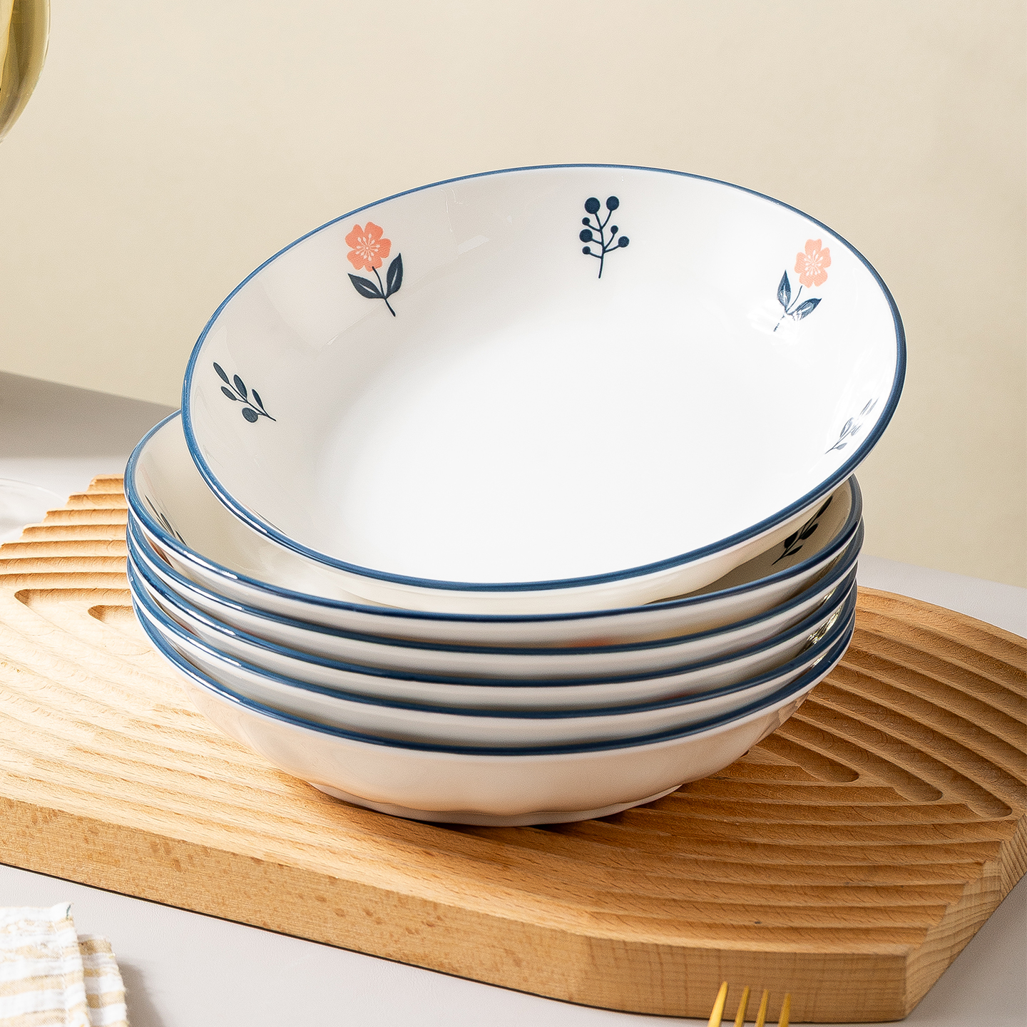 北欧风格陶瓷家用盘子