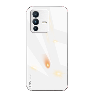 适用于vivos12手机壳s12pro硬壳s10e奢华s9e男女新款全包防摔s6简约s7t电镀玻璃粉色超薄纯色保护套高级感