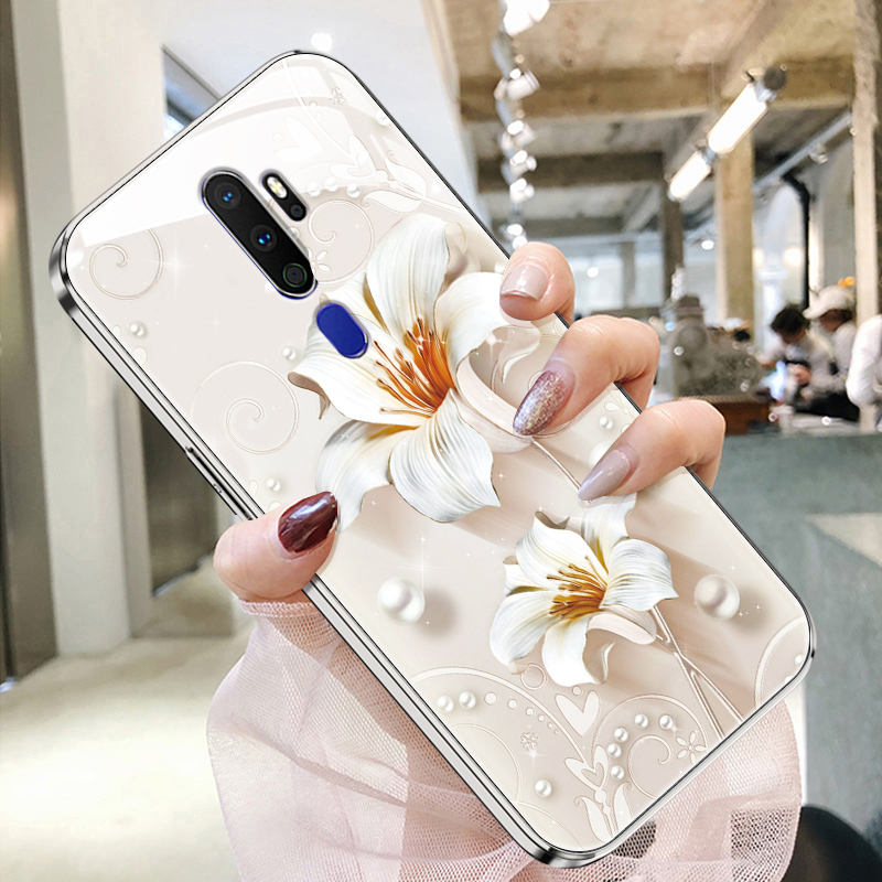 玻璃壳oppoA11手机壳全包