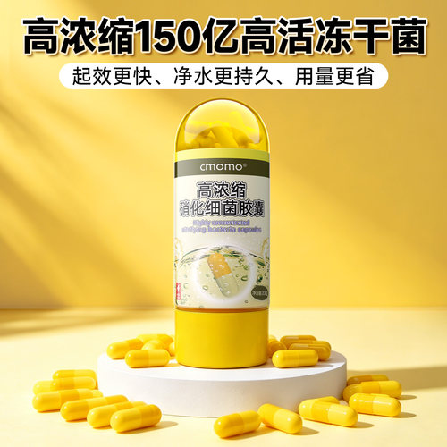 高浓缩硝化细菌胶囊净水分解鱼便