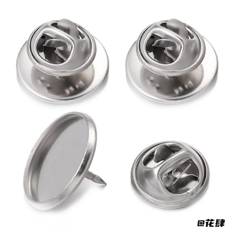 迷你玩偶改胸针转换器防走光扣材料不锈钢胸针底座自制蝴蝶扣高档