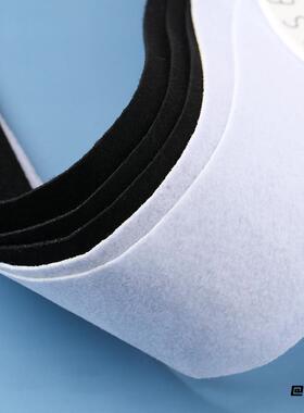 材料包白色新款长条垫片边夹发夹配件不织布大张bb夹diy