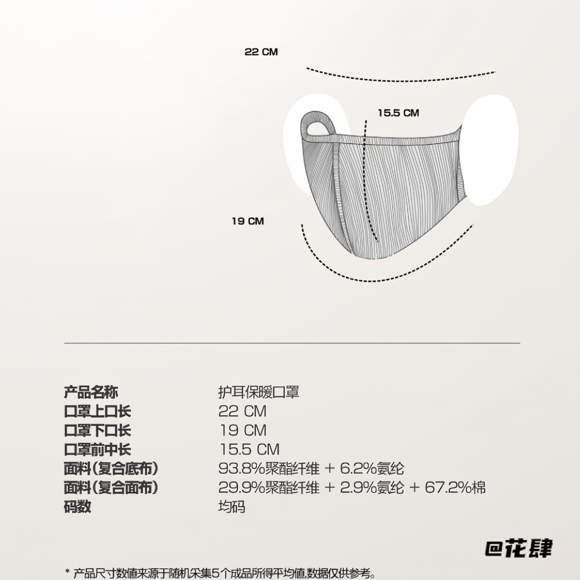 耳罩罩耳防寒二合一口罩护耳羊毛保暖防风女生高级感冬季保护神器