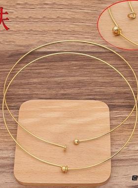 唐制古风颈圈花饰品配件手链记忆复古坠子diy制作手环圆圈项圈