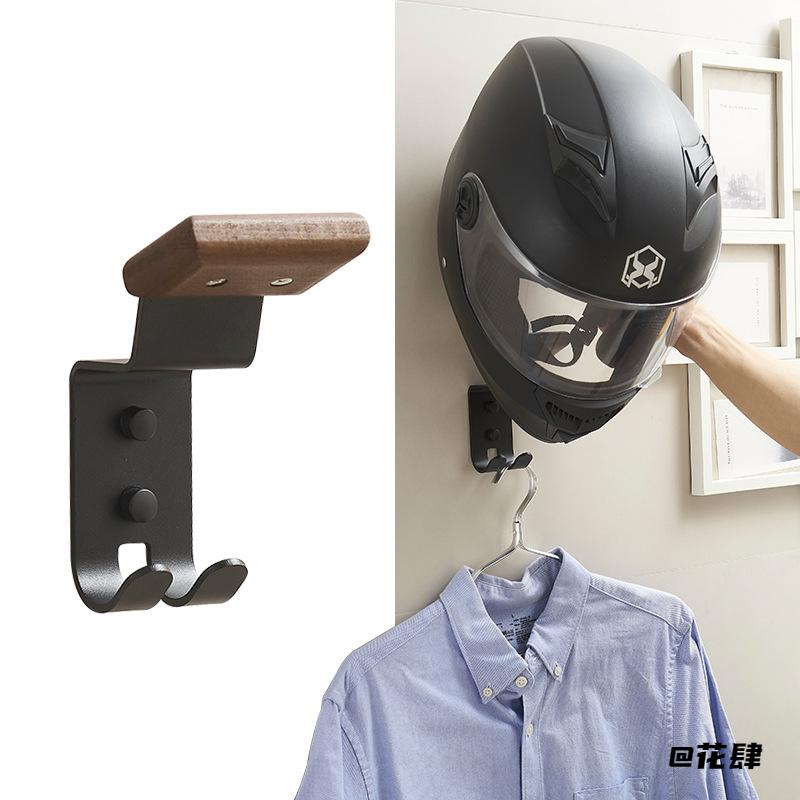 实用简约免打孔挂包器收纳壁挂式摩托车头盔架挂钩办公架子挂墙
