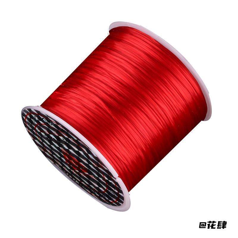 珠宝制作弹力串珠扁线氨纶丝原料耐磨抗老化多色手串珠子编织线材