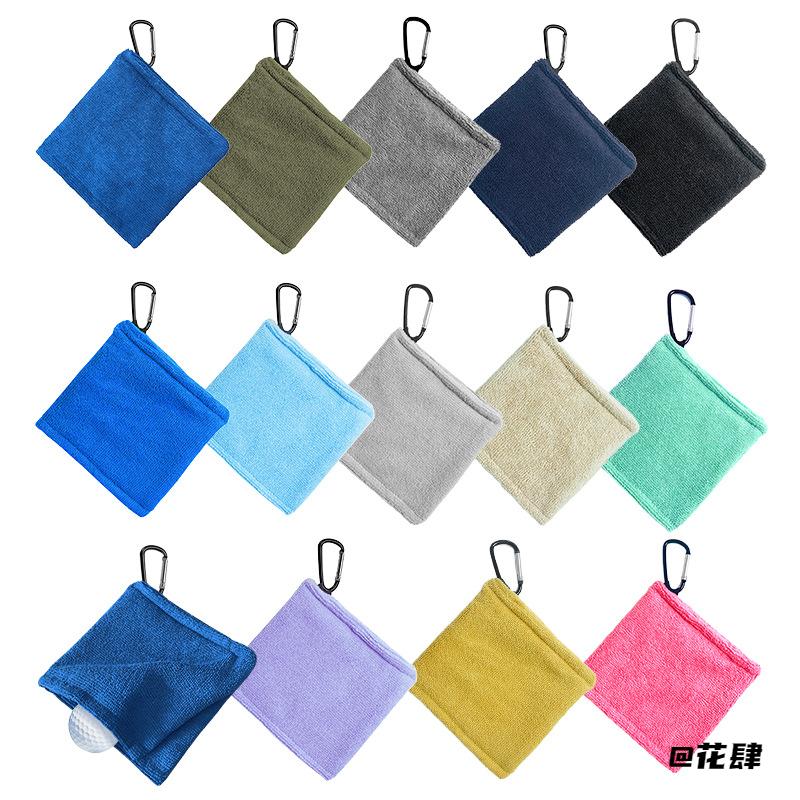 包边高尔夫用品户外擦杆巾无痕高尔夫球清洁巾擦杆布双面擦夹球布