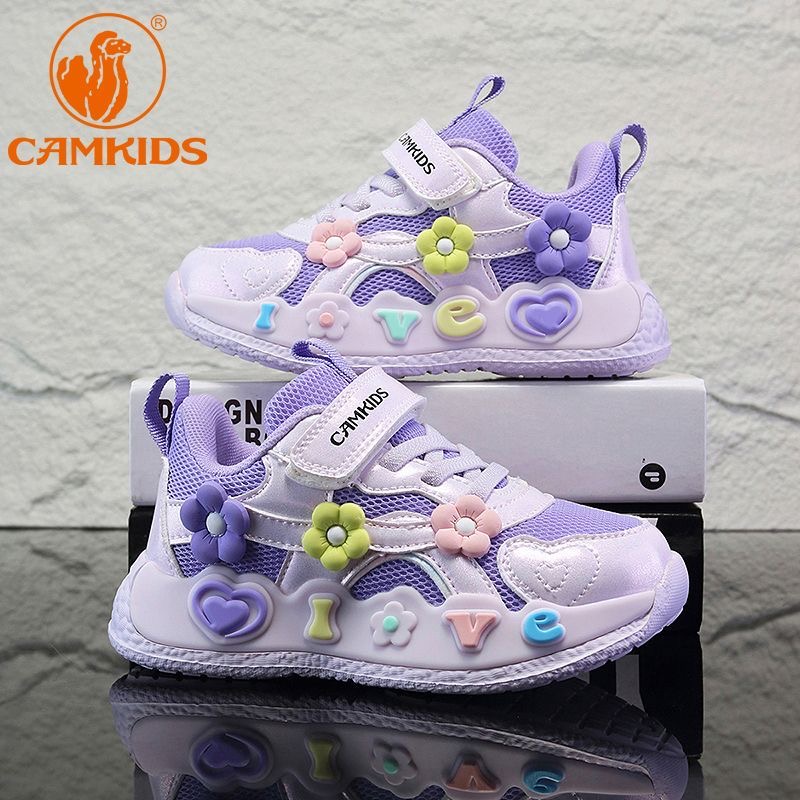 CAMKIDS女童运动鞋2025春秋新款