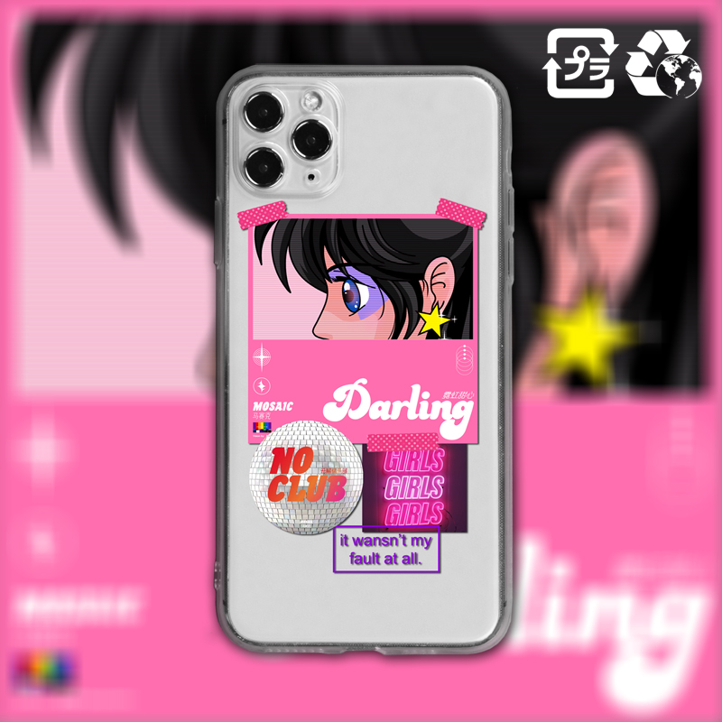 马赛克摇滚苹果vivo安卓手机壳