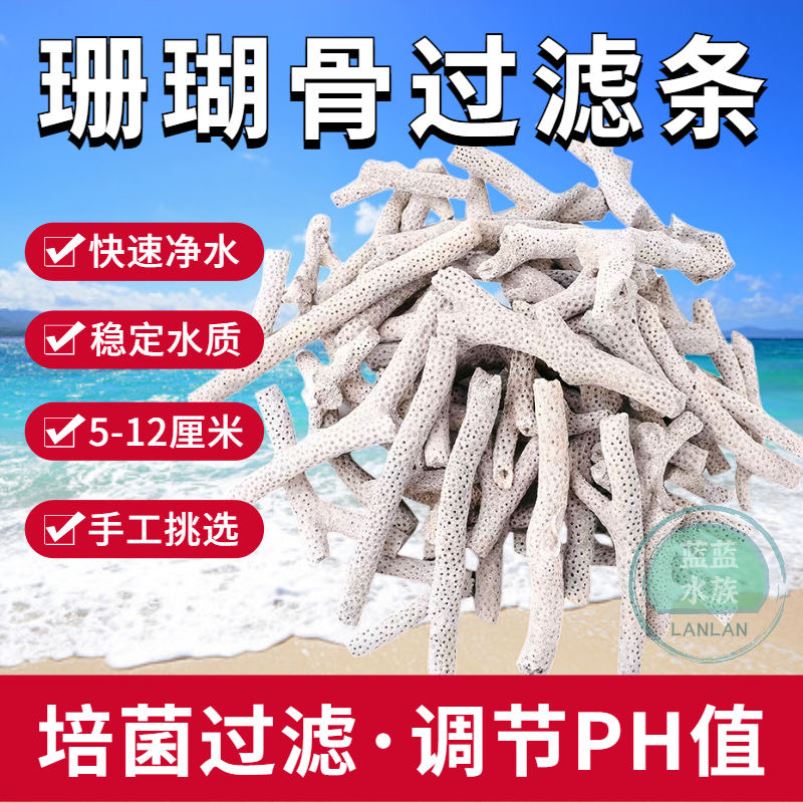 珊瑚骨滤材天然鱼缸水族箱造景海葵窝过滤多孔大块海缸摆件造景品图片