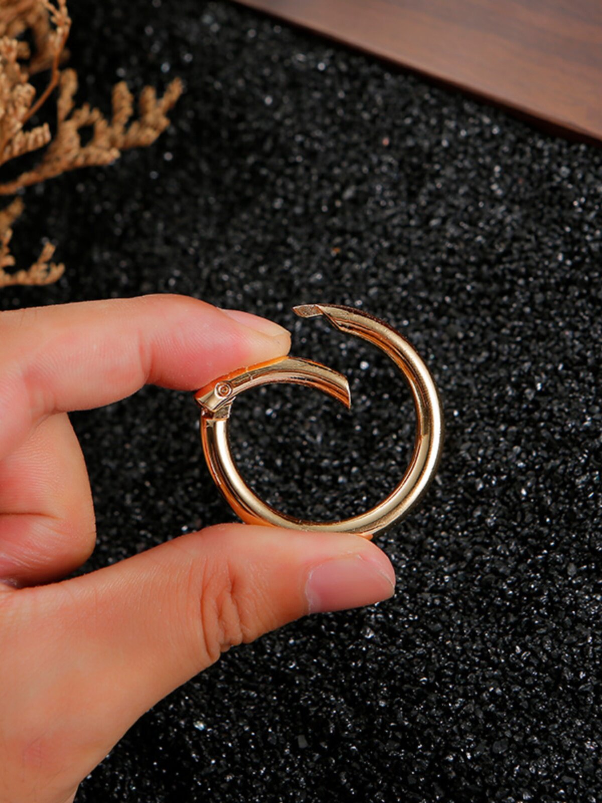 SUITABLE FOR L PRESBYOPIA V MESSENGER BAG MODIFICATION ARMPIT BAG SHOULDER STRAP RING BUCKLE ACCESSORY SHORTENED SHOULDER SPRING RING RING