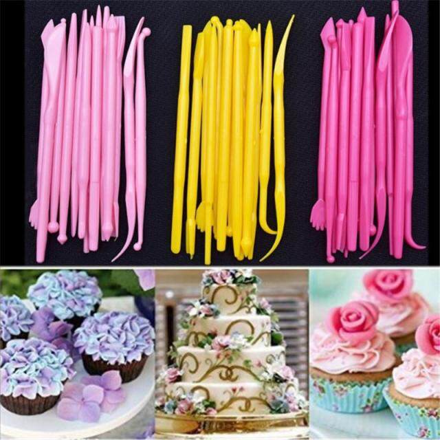 cake carved group 14 pink fondant cake sugar flower sculptur