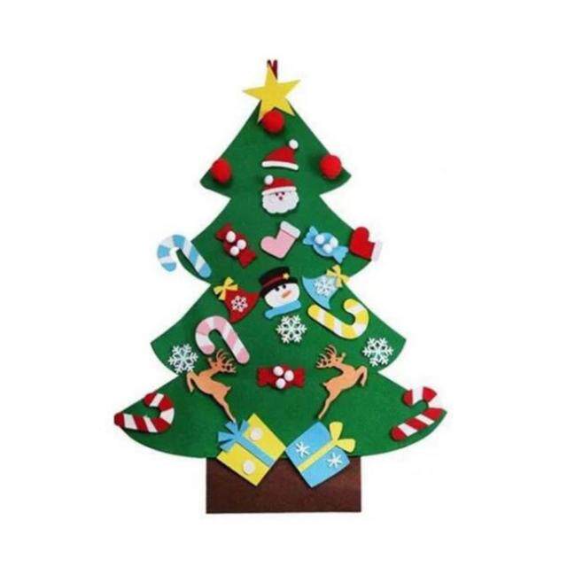 diy felt christmas tree new year gifts kids toys artificial