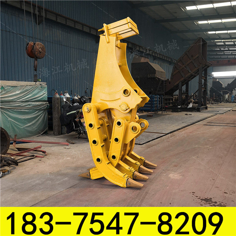 挖机旋转抓木机抓木器夹木机械夹木器抱夹挖掘机液压铁爪子抓钢机