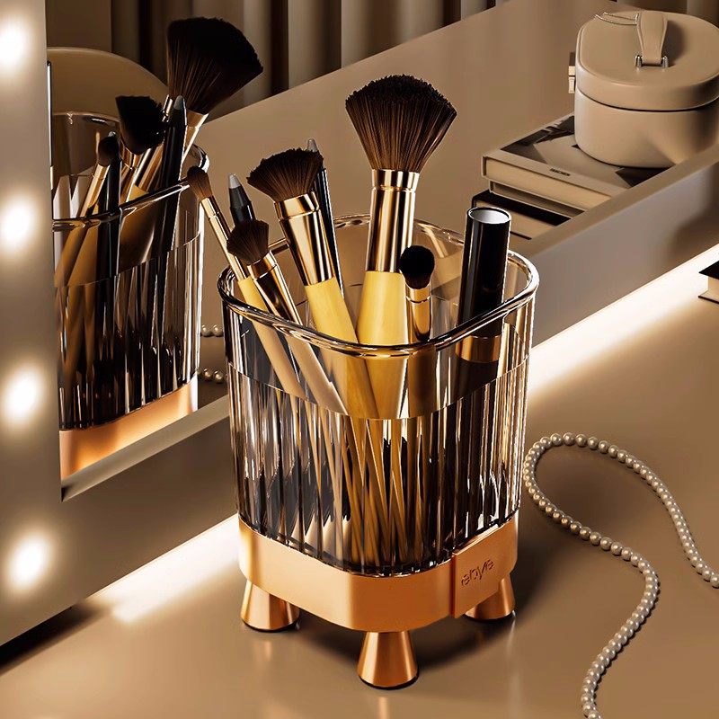 化妆刷收纳筒梳妆台桌面眉笔口红眼影置物架化妆品收纳盒轻奢高档,收纳整理,化妆刷收纳盒/桶,淘宝优惠券,粉丝福利购,淘宝优惠卷