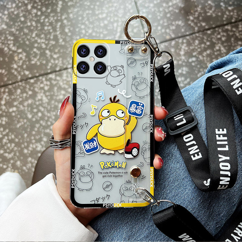 华为硅胶时尚腕带，挂绳防摔