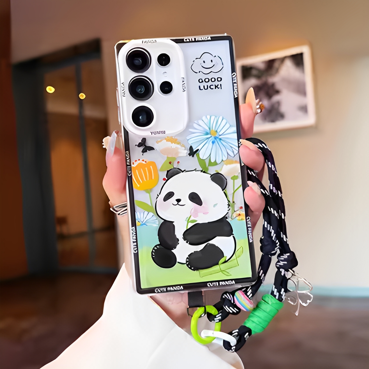 vivo系列创意萌趣熊猫手机壳