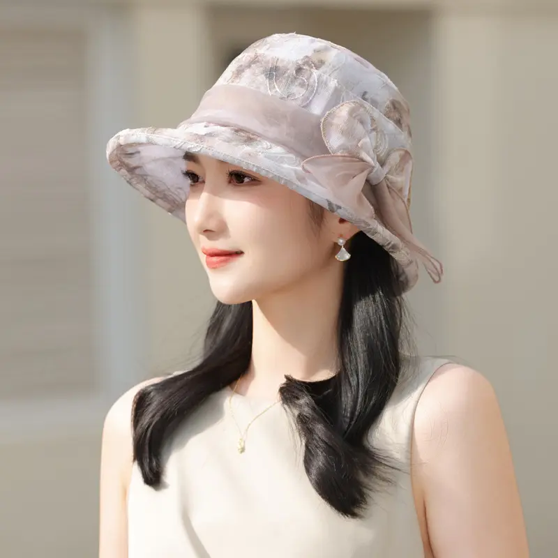 新款高颜值时尚妈妈夏季遮阳帽