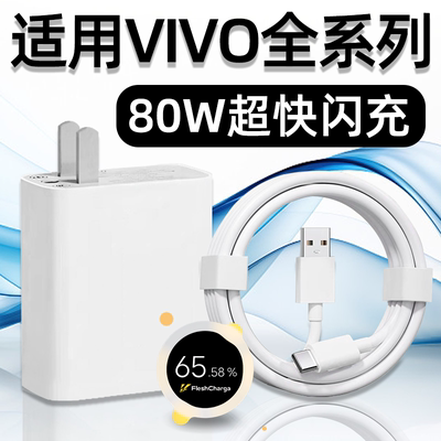 适用VIVO80W全系列闪充充电器头