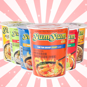 泰国进口养养牌冬阴功方便面yumyum酸辣虾味浓汤泡面速食泰式杯面