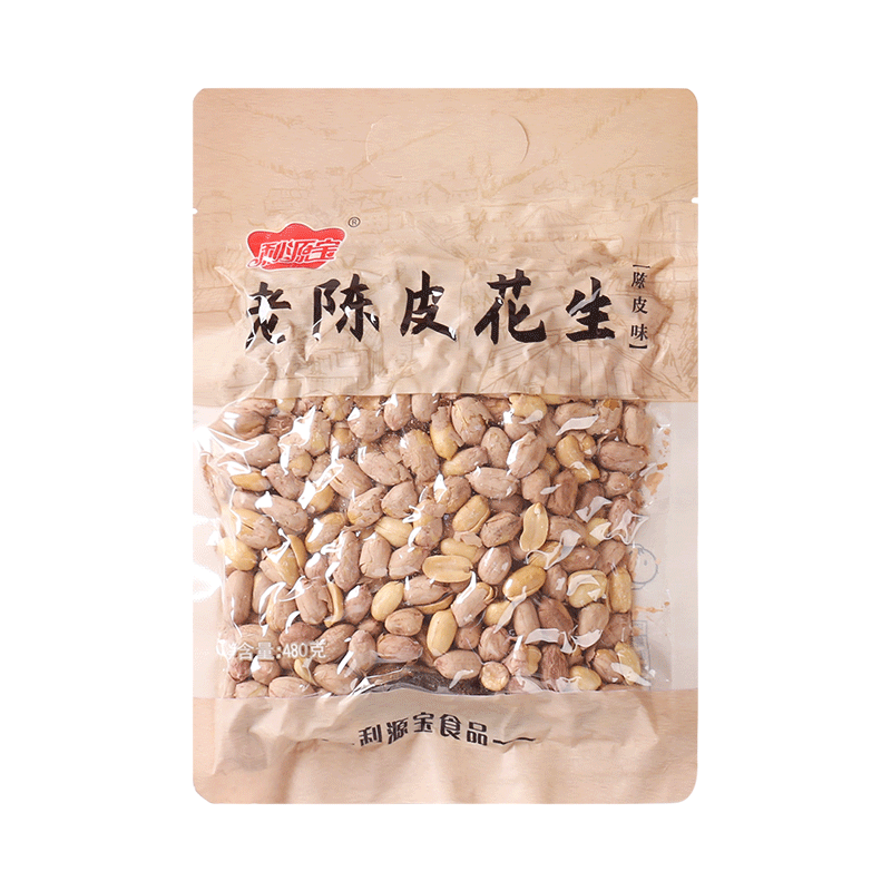 无壳老陈皮花生480g袋装
