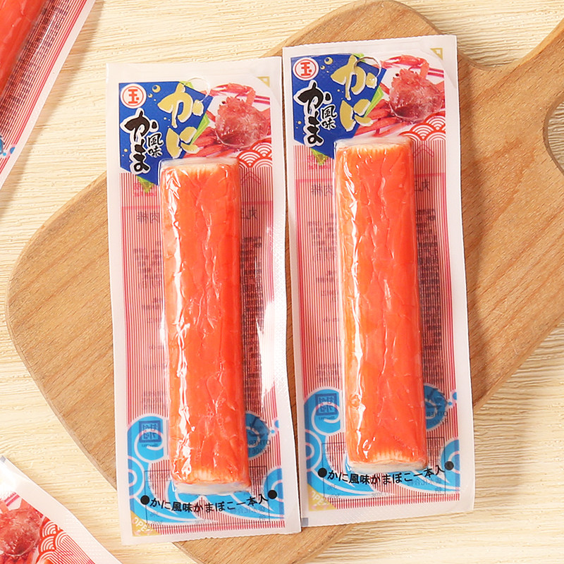 丸玉即食蟹柳满足大条装韩国进口