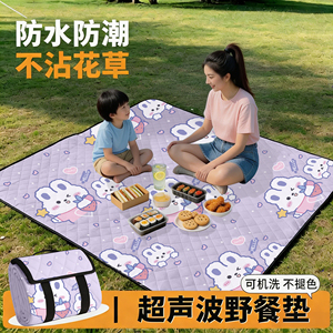 户外野餐垫防水防潮垫易折叠露营